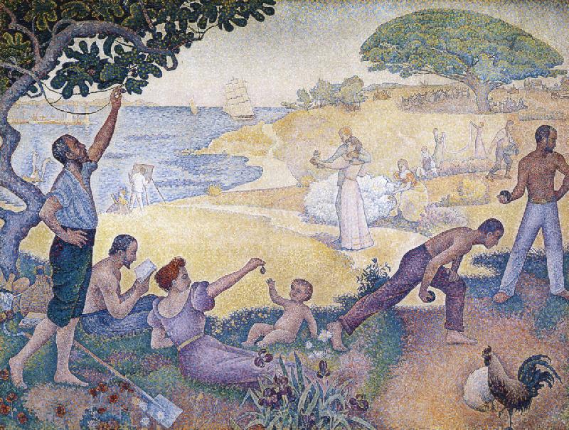 Paul Signac in the time of harmony oil painting image